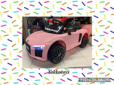 Auto macchina elettrica r8 Pink metallizzata
