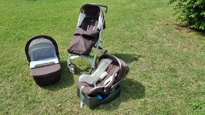 Aziamor Trio Vanity Sistema Modulare per Bambini Passeggino